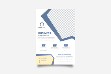  - Corporate business flyer layout, Flyer cover design, Annual report, Corporate presentation, Digital marketing flyer, Business brochure template design with mockup