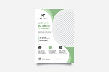 Poster - Single page business flyer for company promotion