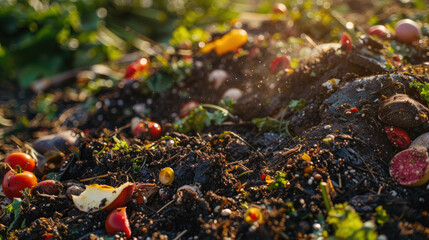 A compost bin. Humus.