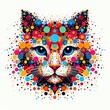 © faical - Isolated Colorful Animal on a Clear PNG Canvas, Generative AI