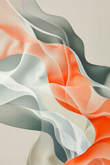 Wall Mural - Contemporary modern minimalist abstract aesthetic illustrations. Perfect for contemporary art lovers