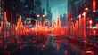 © 2D_Jungle - market and trading digital graph background