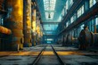 © teera - Depict a curiosity-driven industrial sector where interdisciplinary collaboration between scientists, engineers, and artists leads to groundbreaking innovations