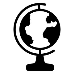 Sticker - globe icon