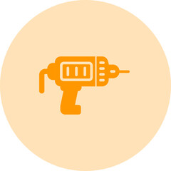 Sticker - Electric Drill Vector Icon