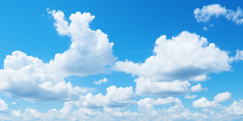 Wall Mural - blue sky with white cloud background. white cloud with blue sky background.