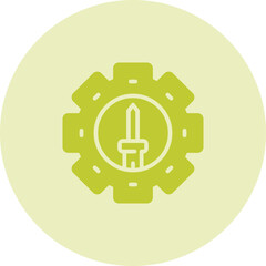 Poster - Gear Vector Icon