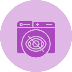 Sticker - Private Vector Icon