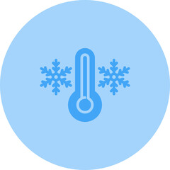 Canvas Print - Thermometer Vector Icon