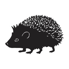 Wall Mural - Hedgehog Silhouette