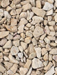 dolomite crushed stone on the construction site