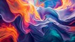 An enchanting depiction of fluid data flow in generative art, with luminous shapes and patterns swirling and converging to form a mesmerizing tableau of interconnectedness