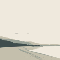 Wall Mural - beach and sea