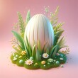 Easter egg grass Element 3d