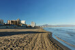 The panorama of San Juan beach in Alicante, Spain