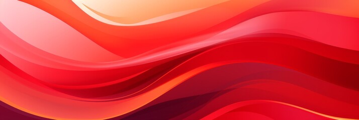 Wall Mural - red background with waves,banner