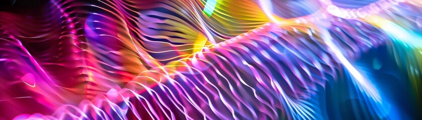 Diffraction patterns through slits, demonstrating wave properties of light no splash