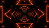 Fototapeta Kosmos - VJ abstract light event particles concert dance game edm music stage party openers titles led neon tunnel background