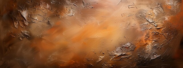 Wall Mural - Rich texture, sand and paint, art and nature design, artistic modern abstract background. A banner with a powerful texture and unusual shapes.