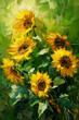 sunflowers impressionist 