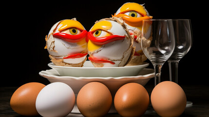 Sticker - egg  high definition(hd) photographic creative image
