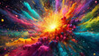 Big bang universe explosion, supernova blast