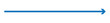 Blue horizontal straight arrow. Thin long arrow vector icon. Right thin line, blue cursor, horizontal arrow long vector element. 11:11