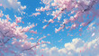 cherry blossom in spring time, cherry blossom background