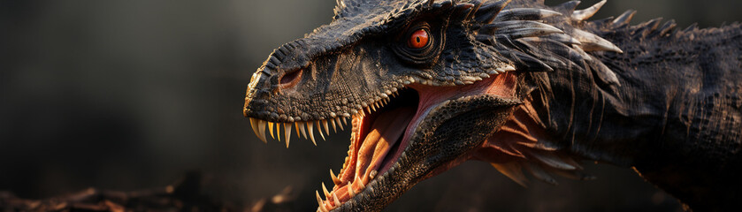 Velociraptor s sharp teeth, extreme closeup, menacing detail, prehistoric precision, vivid clarity