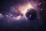 Fototapeta Młodzieżowe - Celestial Playground: Gleaming Starlight in the Infinite Cosmic Realm