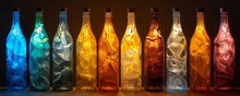 Evoke Emotions With Luminescent Bottles Develop A Series Of Close-up Shots Capturing The Essence Of Feelings Like Happiness, Fear, And Nostalgia Let The Colors And Patterns Mirror The Depths Of The Hu