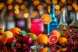 Cocktails and Soft Drinks - cocktail with fruits and berries