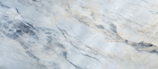 Poster - A detailed view of a grey cumulus cloud pattern in the sky resembling a white marble texture, reminiscent of a meteorological phenomenon in the freezing wind wave environment