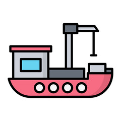 Wall Mural - Shipping Icon