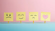 Emotions Expressed on Sticky Notes
