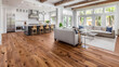 © Russell - Engineered Wood Flooring - United States - Consists of a thin layer of hardwood veneer bonded to plywood or fiberboard, more stable than solid wood and suitable for installation over concrete