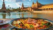 paella in Seville, spanish most traditional dish
