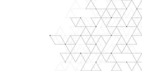 Fototapete - Creative idea of modern design with abstract geometric background. Minimalist vector texture with triangles pattern