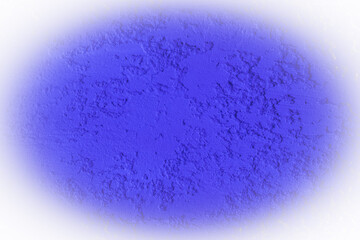 Wall Mural - White vignette on rough solid plaster background wall stucco texture background blue