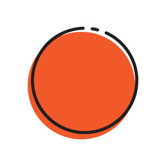 Wall Mural - circle icon vector illustration design template