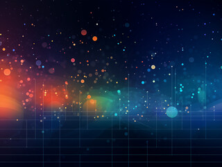 Wall Mural - Galaxies bright paint the background of our expansive cosmos. AI Generation.