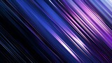 Fototapeta  - Diagonal streaks of blue and purple light with varying degrees of brightness and saturation, creating an abstract and dynamic composition