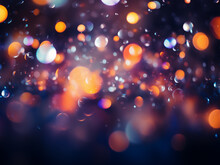 Colorful Backdrop Highlighted By Bokeh Blurred Lights