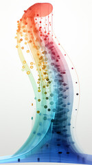 Wall Mural - Abstract Colorful Wave Illustration

