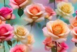 Captivating Pastel Roses in Soft Motion