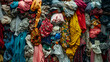 huge pile of fashionable clothes, fashion revolution week