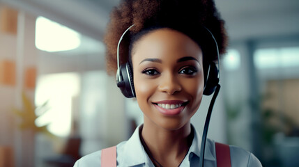 Wall Mural - portrait of a person with headphones