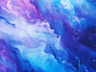 Wall Mural - Abstract design with fluid liquid colors in acrylic paint.