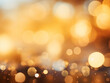 © Llama-World-studio - Elegant abstract Christmas scene with blurred golden lights.