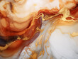 Alcohol ink technique creates a dreamy wallpaper with transparent waves.